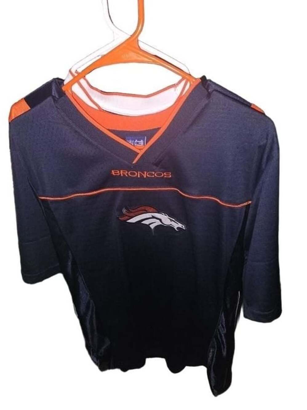 Denver Broncos NFL Reversible Jersey Navy Orange Size M